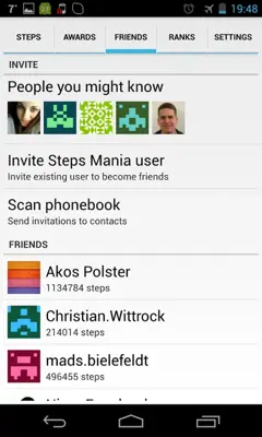 Steps Mania android App screenshot 5